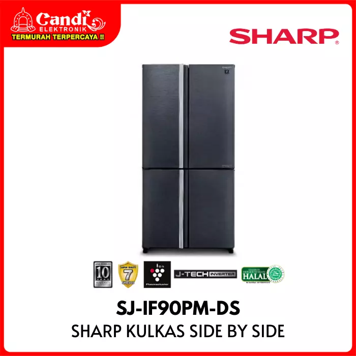 KULKAS SIDE BY SIDE SHARP